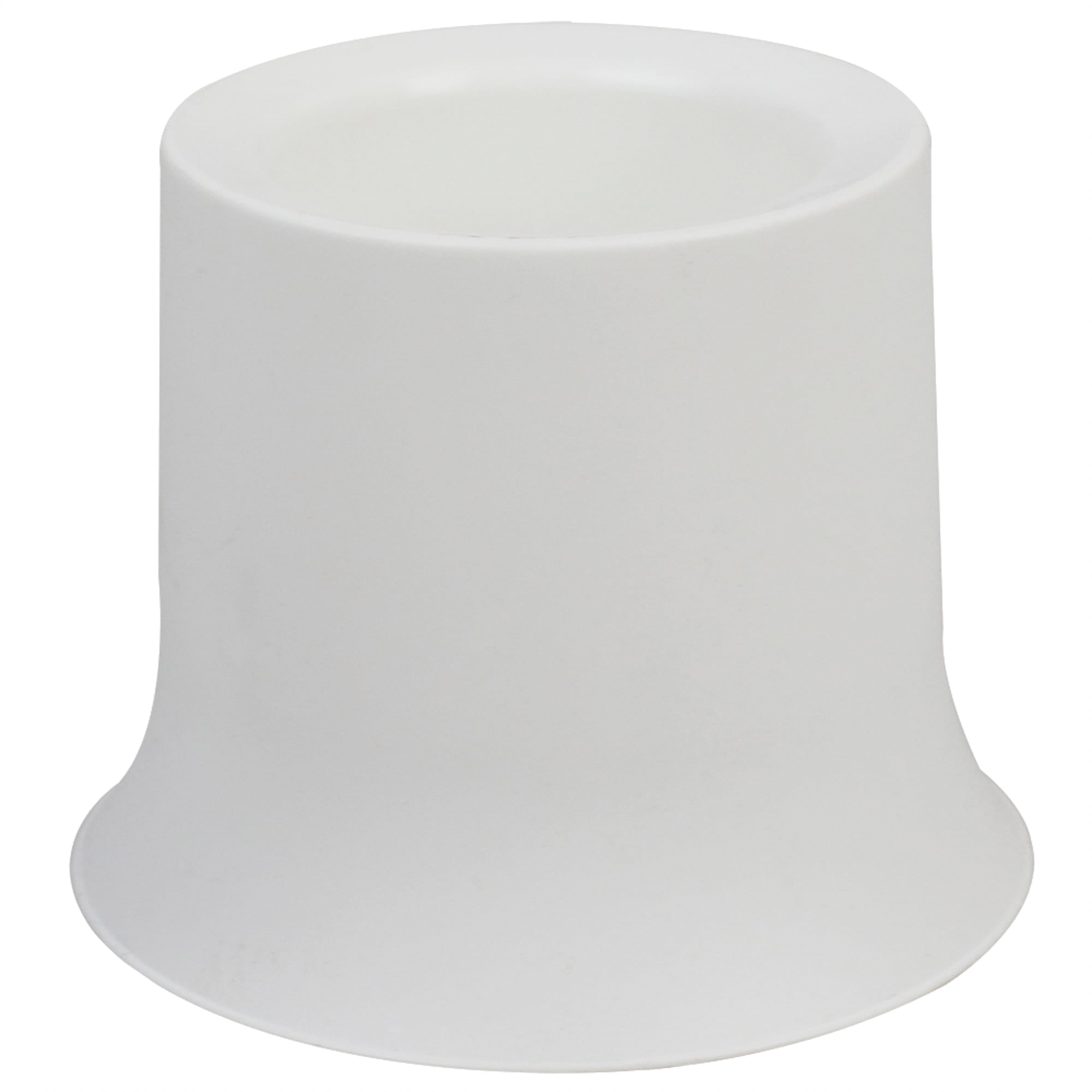 Home Basics TB45049 Toilet Brush, Nylon, 15-1/4 in L Brush, Plastic, White - 4