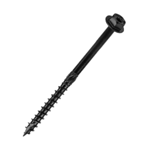 Grip-Rite GRSSHW516650 Screw, 5/16 in Thread, 6 in L, Coarse Thread, Hex Washer Head, Hex, Star Drive, Wood, 50