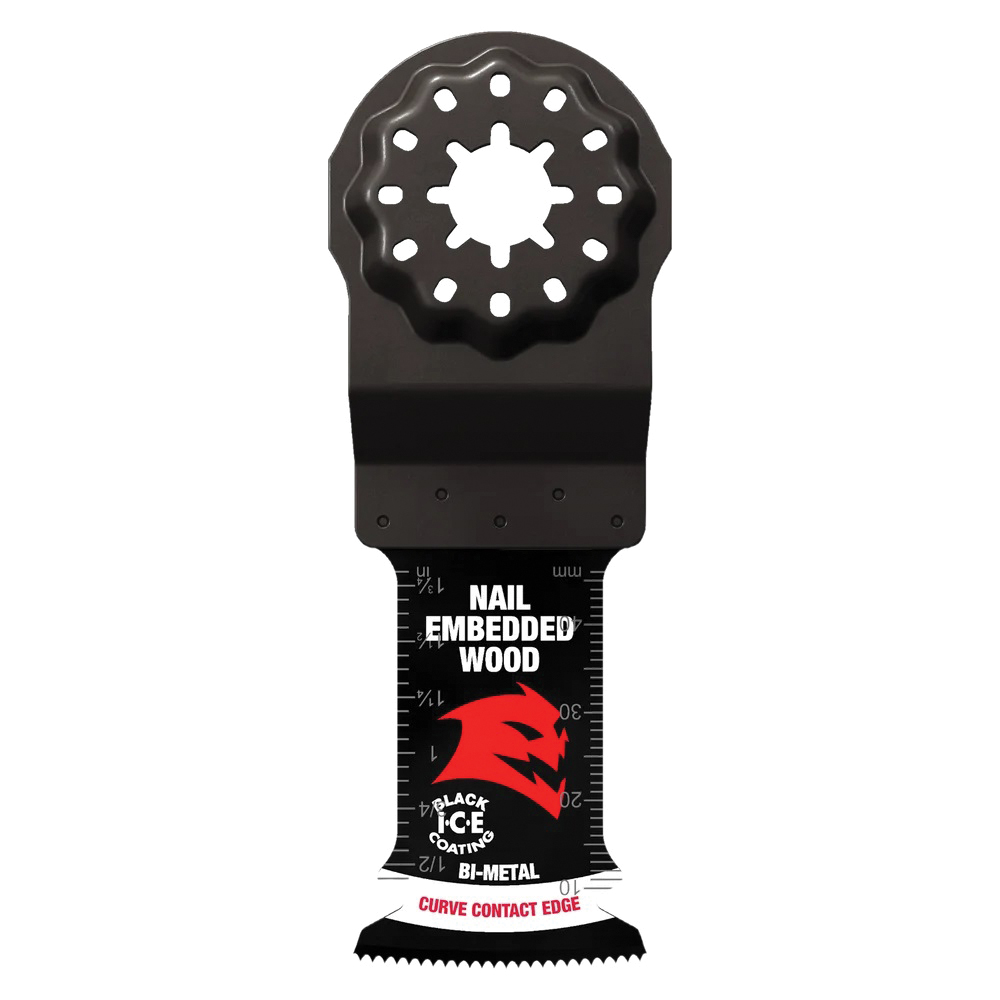 DOS125BW Oscillating Blade, 1-1/4 in, Bi-Metal, 2 in D Cutting, 1/PK