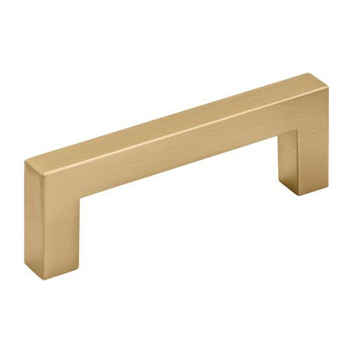 Monument BP36578CZ Cabinet Pull, 3-3/5 in L Handle, 1-3/16 in H Handle, 1-3/16 in Projection, Aluminum