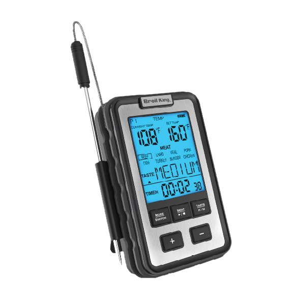 Broil King 61935 Side Table Thermometer, 58 to 572 deg F, Digital Display, Stainless Steel Probe Material - 2