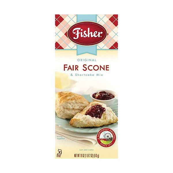 Fisher 700-0044 Fair Scone and Shortcake Mix, 18 oz - 1