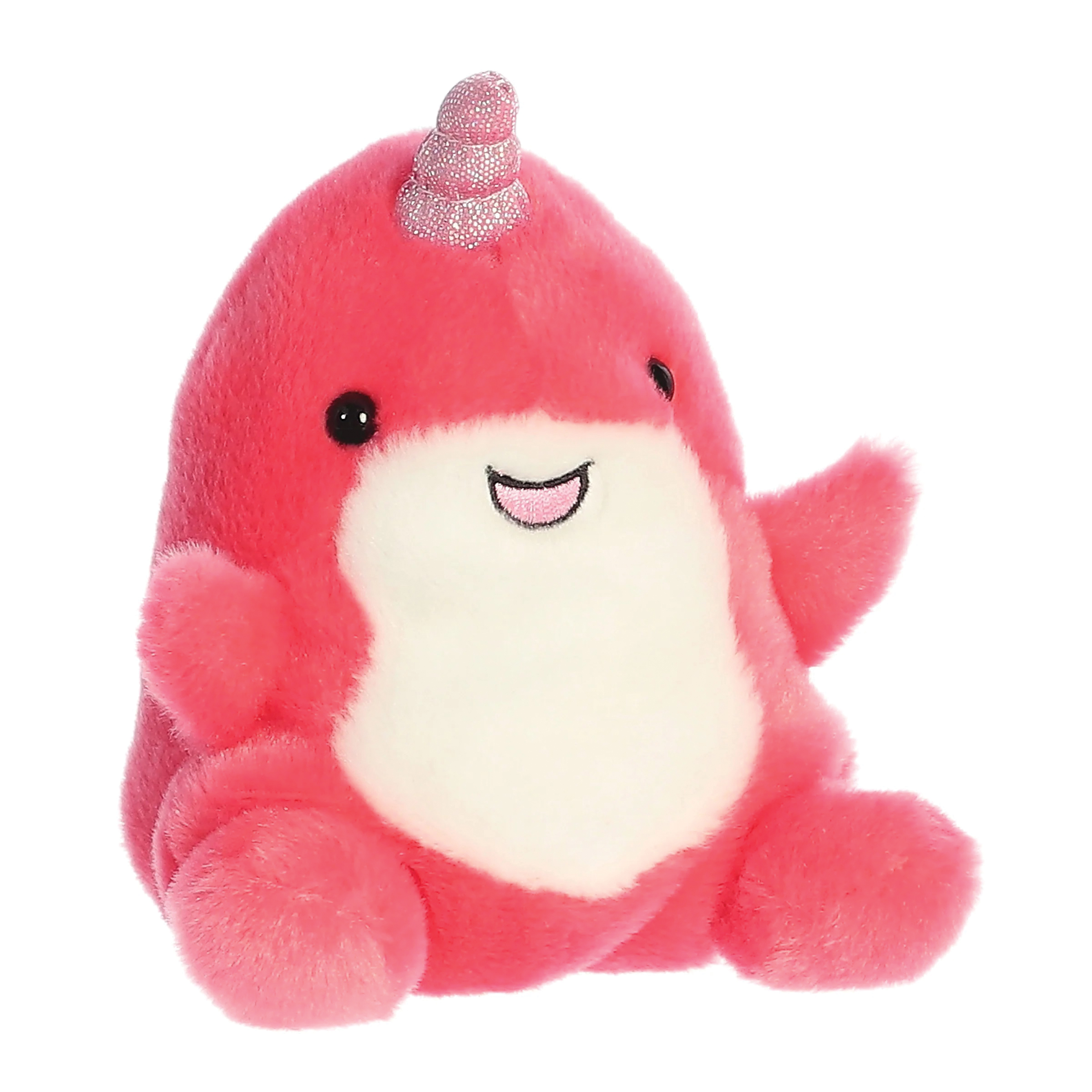 Aurora Palm Pals Series 33727 Nia Narwhal Toy, All, Pink - 2