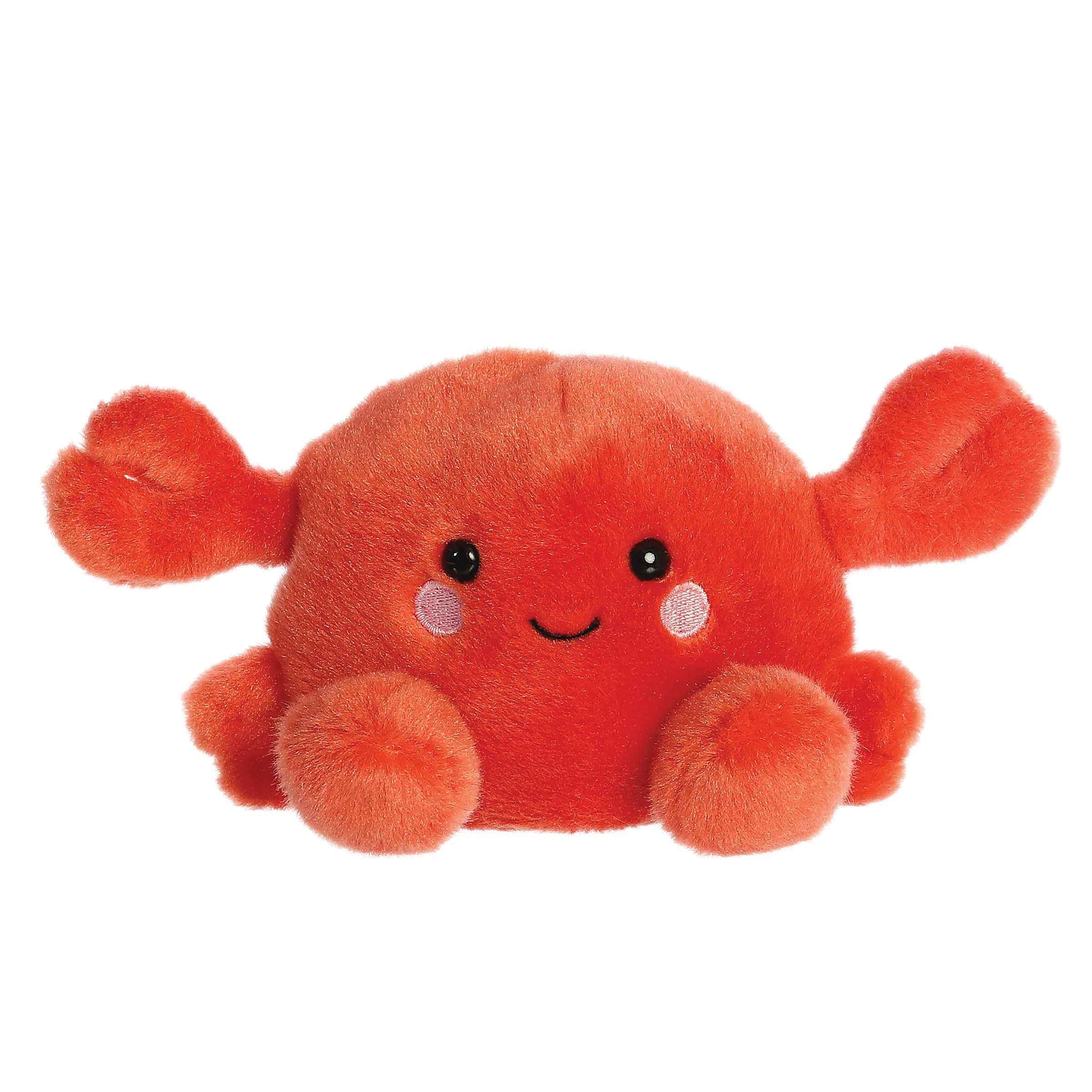 Aurora Palm Pals Series 33680 Snippy Crab Toy, All, Plush, Red - 1