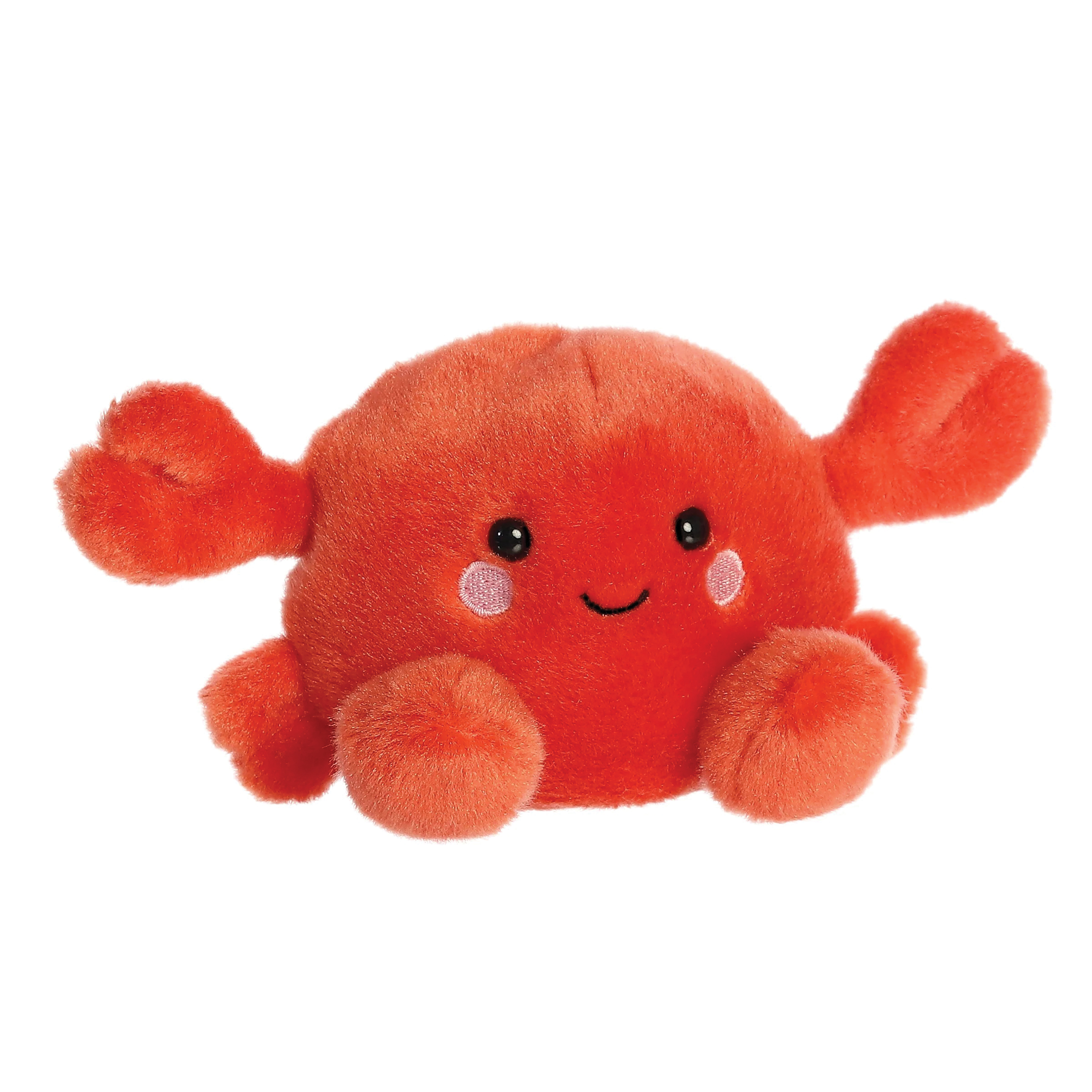 Aurora Palm Pals Series 33680 Snippy Crab Toy, All, Plush, Red - 2