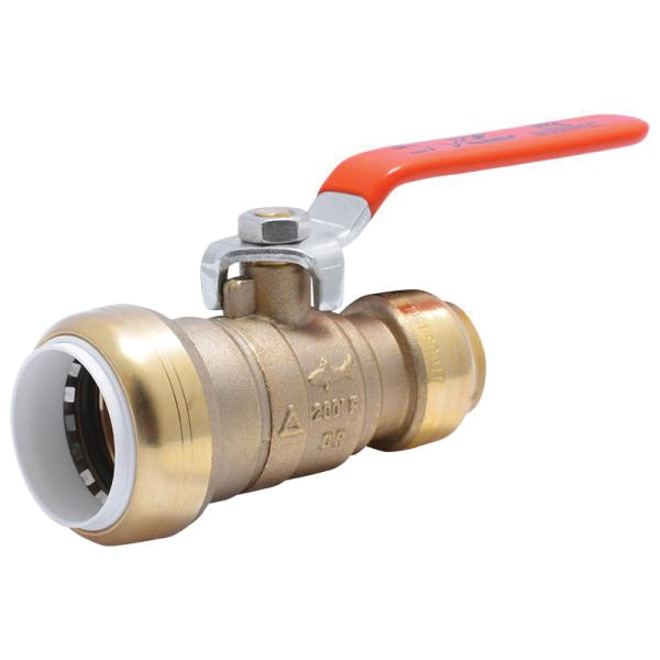 25551LF Ball Valve, 1 x 3/4 in Connection, CTS, 200 psi Pressure, DZR Brass Body