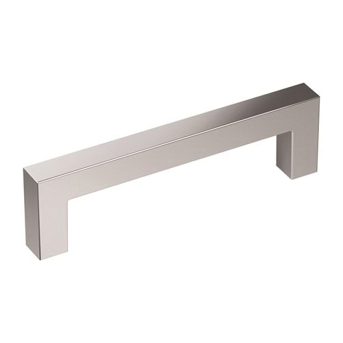 Monument BP3657026 Cabinet Pull, 4-1/8 in L Handle, 1-3/16 in H Handle, 1-3/16 in Projection, Aluminum