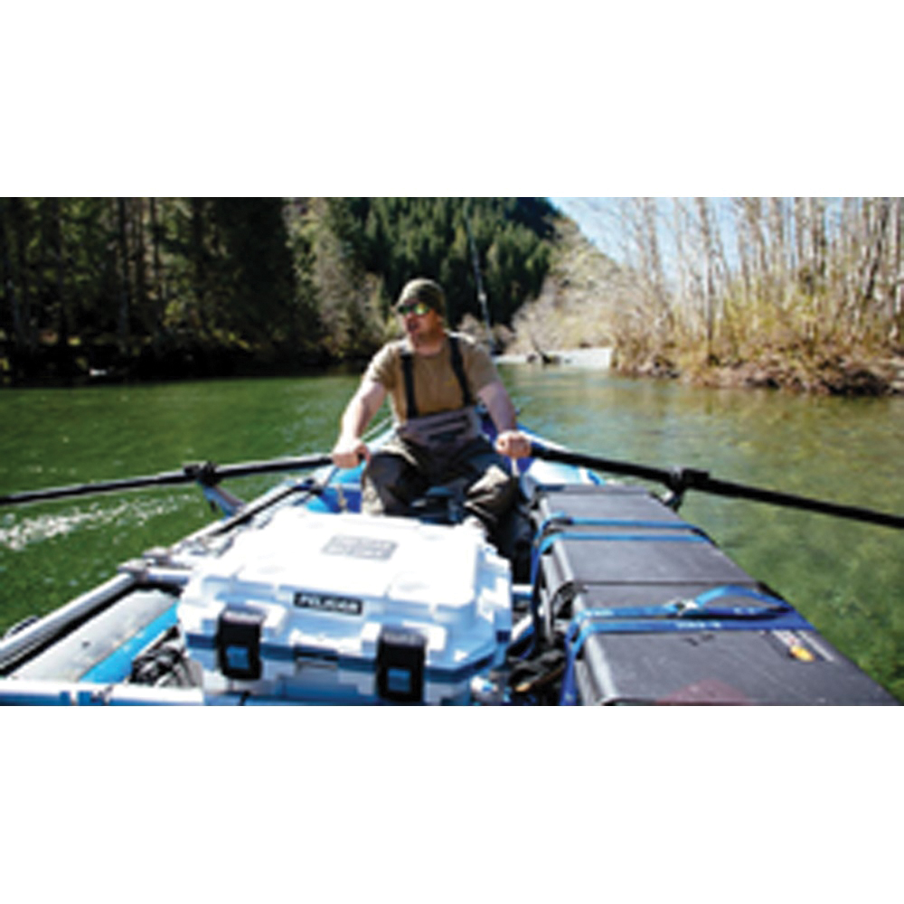 Pelican Elite Series 30Q-1-GRYEGRN Cooler, 30 qt Cooler, ABS/Polypropylene/Polyurethane/Stainless Steel, Dark Gray/Green