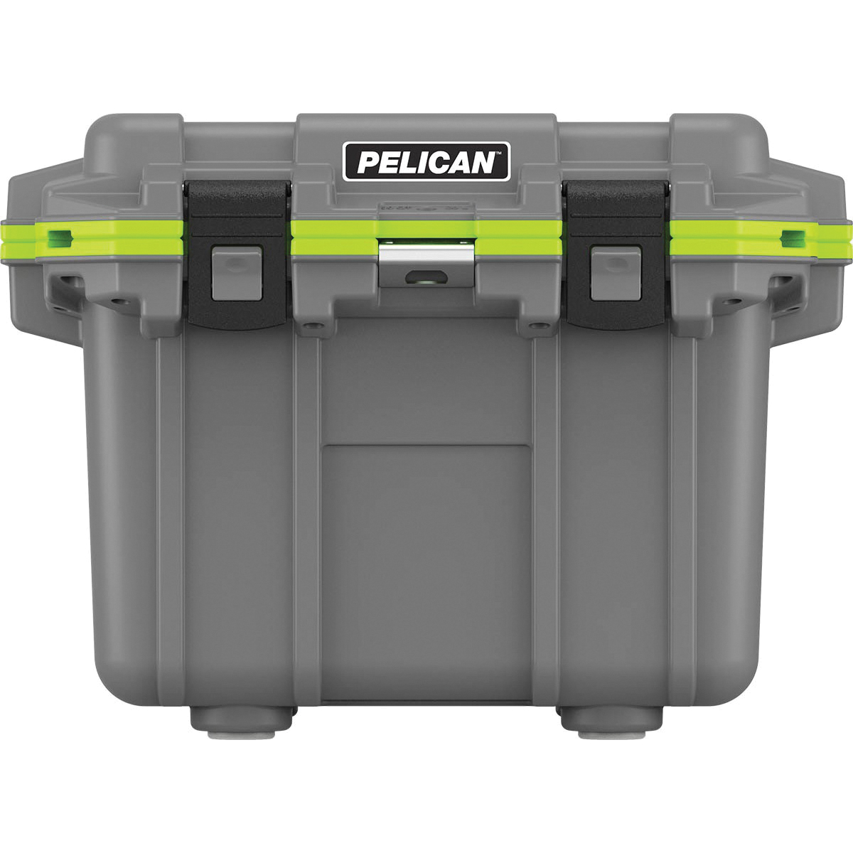 Pelican Elite Series 30Q-1-GRYEGRN Cooler, 30 qt Cooler, ABS/Polypropylene/Polyurethane/Stainless Steel, Dark Gray/Green