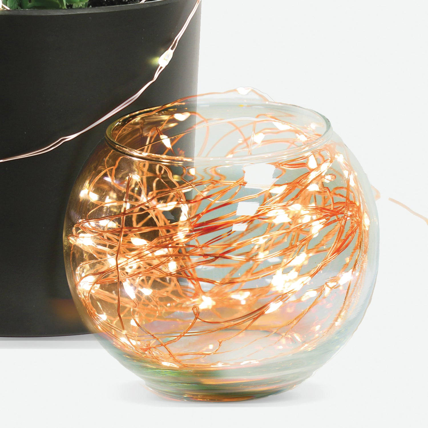 Fairy String Light, Feit Electric, 120 V, 100-Lamp, LED Lamp, Warm White Light - 1