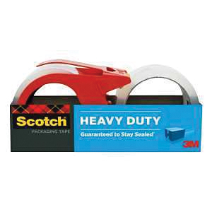 3850S-21RD-3GC Packaging Tape, 38.2 yd L, 1.88 in W, Clear