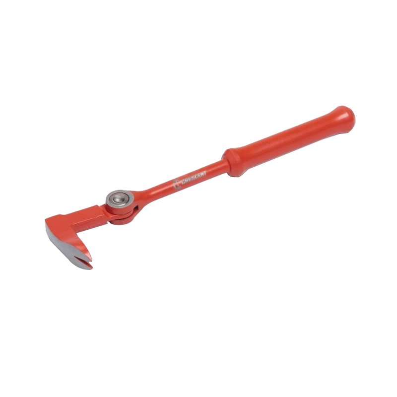 Nail Puller Claw Bar, Crescent, Ground Tip, Alloy Steel, 2-3/4 in W x 12 in L - 5