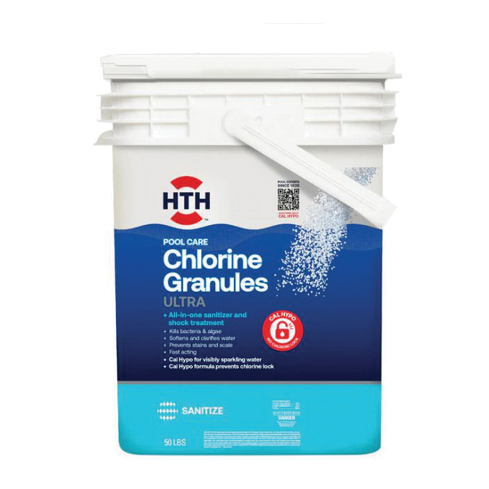 Pool Care 22019 Ultra Chlorine Granule, Powder, Chlorine, 50 lb