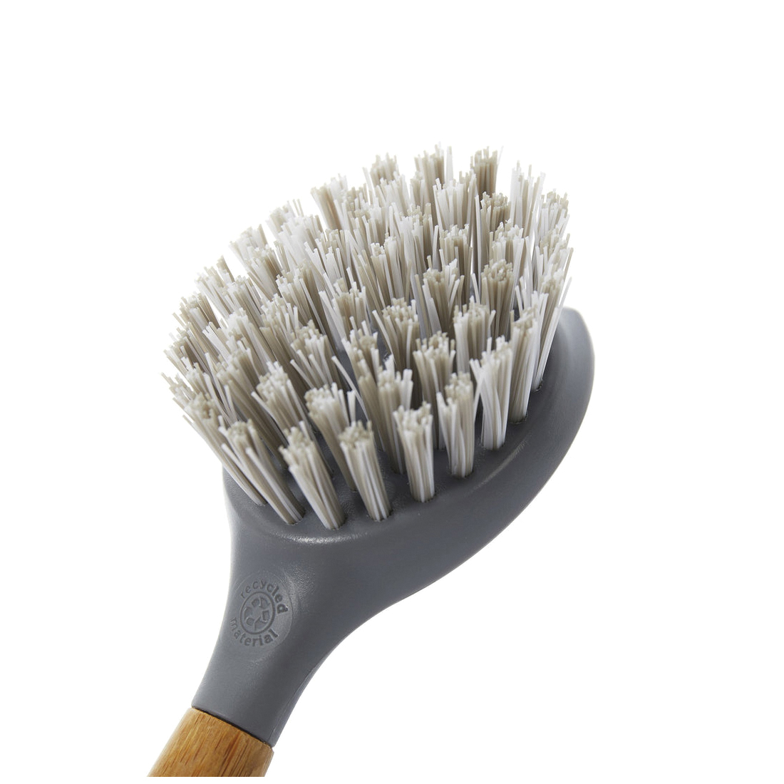 Full Circle TENACIOUS C FC17130GY Scrub Brush, Nylon, Gray, 9-1/4 in OAL, Brown - 4