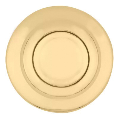Tylo Dummy Door Knob, Kwikset, 1-3/4 in Thick Door, Polished Brass - 2