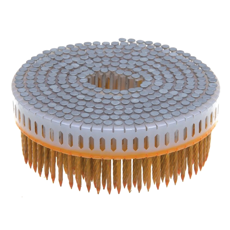 GR151HG Coil Nail, 1-7/8 in L, Hot Galvanized, Ring Shank