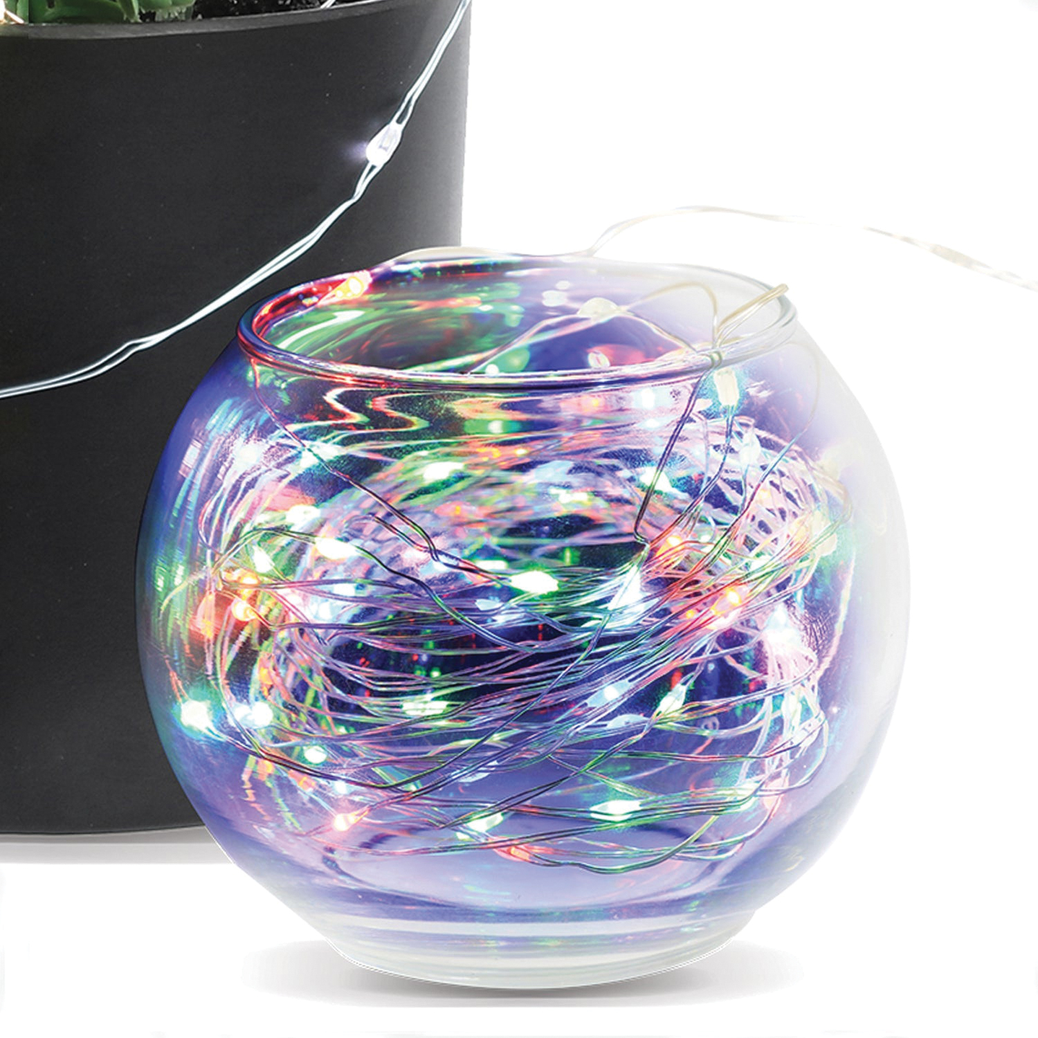 Fairy String Light, Feit Electric, 120 V, 100-Lamp, LED Lamp, Blue/Green/Red Light - 1