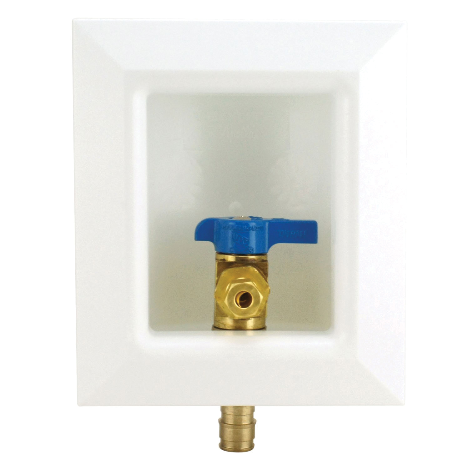 EPXBOXIM Ice Maker Outlet Box, 1/2 in Connection, PEX, Brass