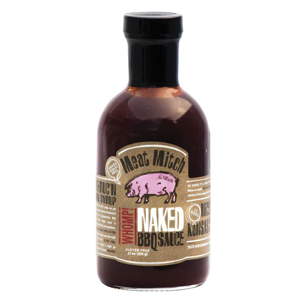 3935 BBQ Sauce, Naked, 21 oz Bottle