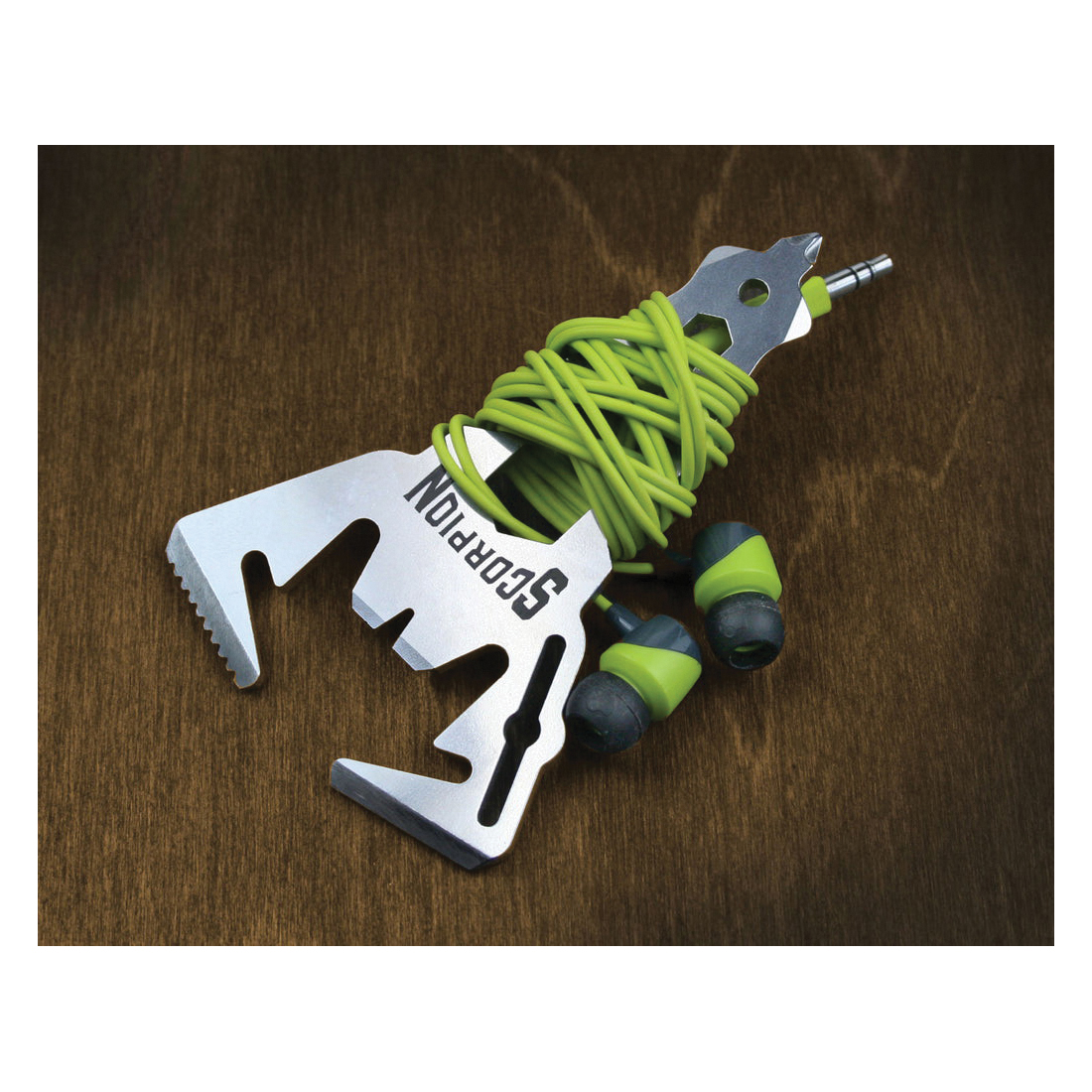 Trixie & Milo TOOL-SCORP Scorpion Multi-Tool, 12-Function, 420 Stainless Steel, Silver - 4