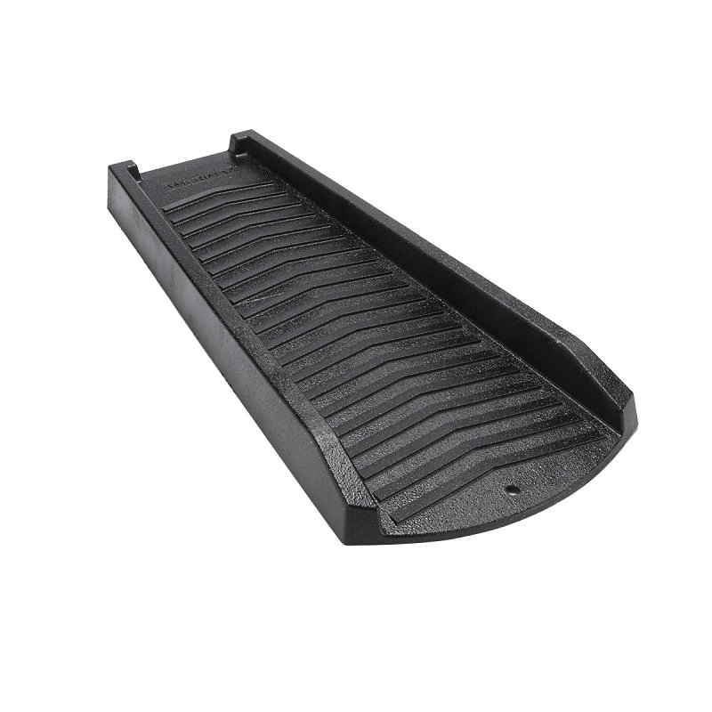 3015-12 Splash Block, 24 in L, 11-1/2 in W, Vinyl, Black