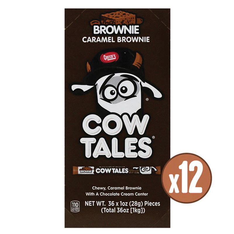 80102 Chewy Chocolate Brownie, Caramel, 1 oz