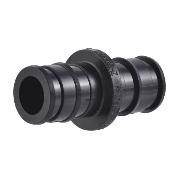 UA008A5 Expansion Coupling, 1/2 in, Barb, Polymer, Black, 80, 100, 160 psi Pressure
