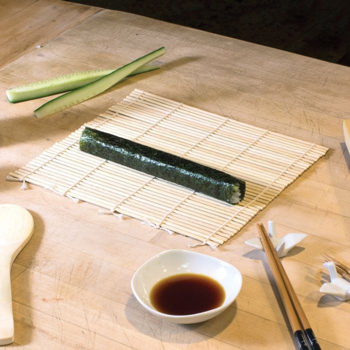 Helen's Asian Kitchen Helen Sushi Mat, 1-Pack, Bamboo