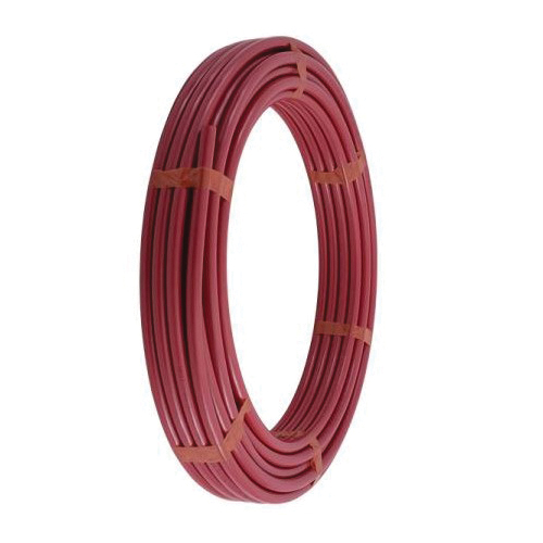UA60R100 Pipe, 1/2 in, 100 ft L, PEX-A, Polythethylene, Red