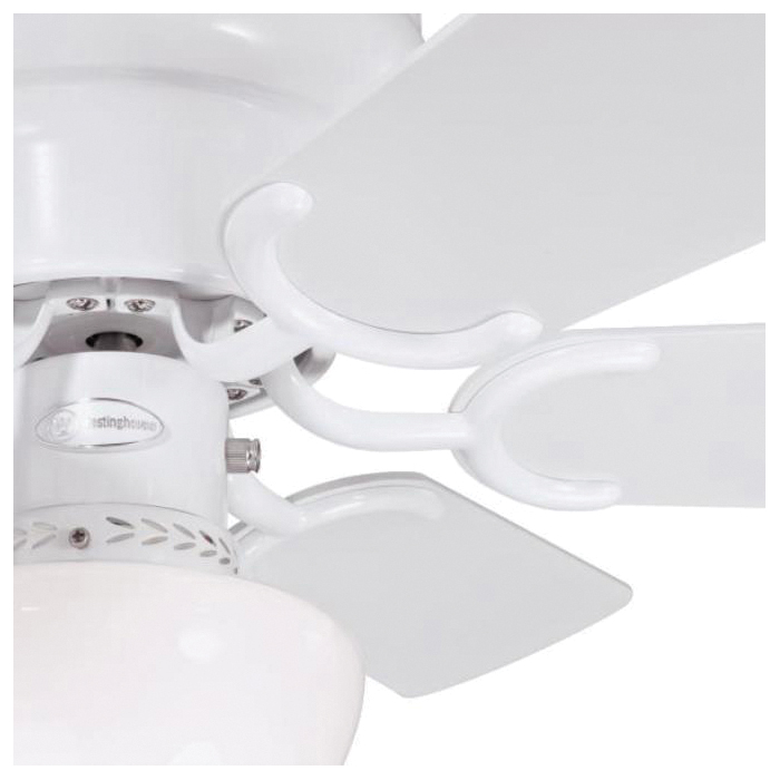 Petite Indoor Ceiling Fan, Westinghouse, 30 in Dia, White - 4