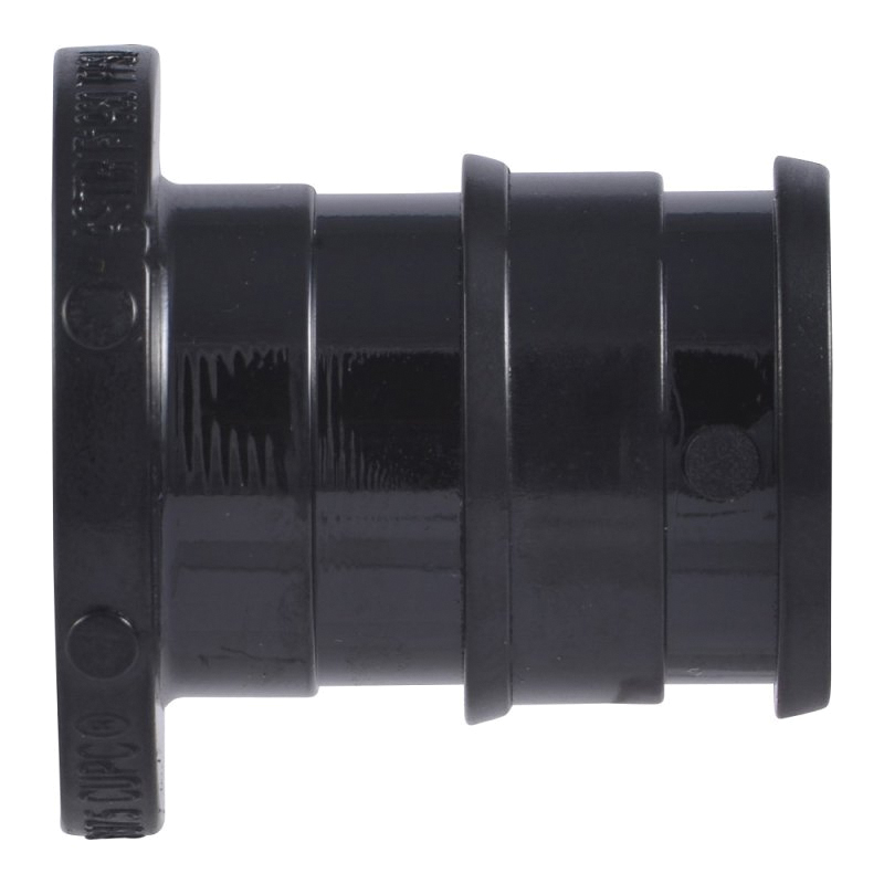 UA514A5 Expansion Plug, 1/2 in, Barb, Polysulfone, Black
