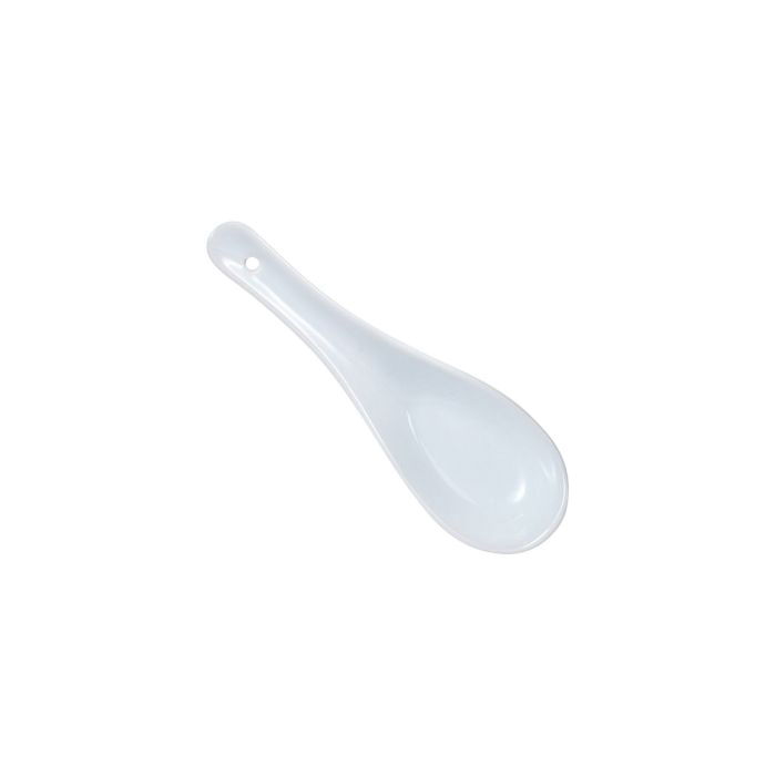 HIC Helen's Asian Kitchen 400280 Chinese Soup Spoon, 1 oz Volume, Porcelain