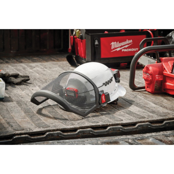 Milwaukee BOLT 48-73-1430 Full Face Shield, 10 in W Visor, 9-1/2 in H Visor, 0.06 in Thick Visor - 5