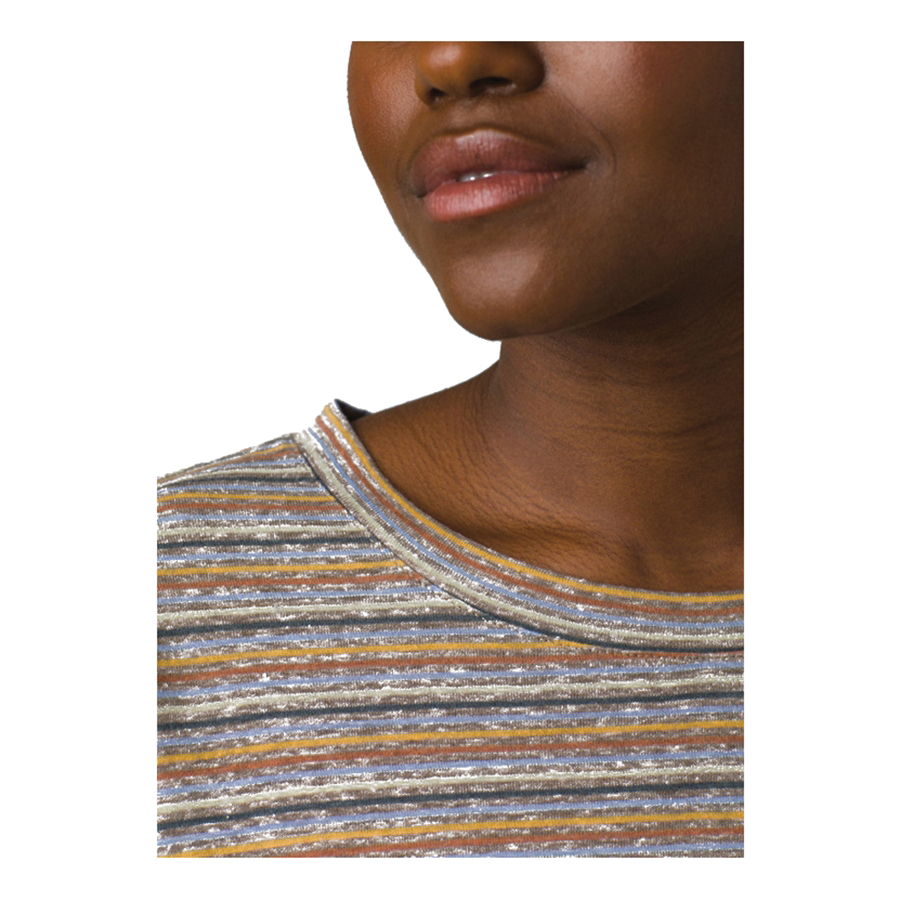 prAna Women's Cozy Up T-shirt, Multi-Colored, Small - 4