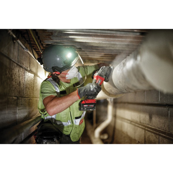 Milwaukee BOLT 48-73-1420 Full Face Shield, 10 in W Visor, 9-1/2 in H Visor, 0.06 in Thick Visor, Clear Visor - 4
