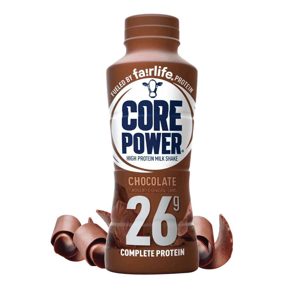 Core Power 811620021951 High-Protein Milk Shake, Liquid, Chocolate, 14 fl-oz, Bottle