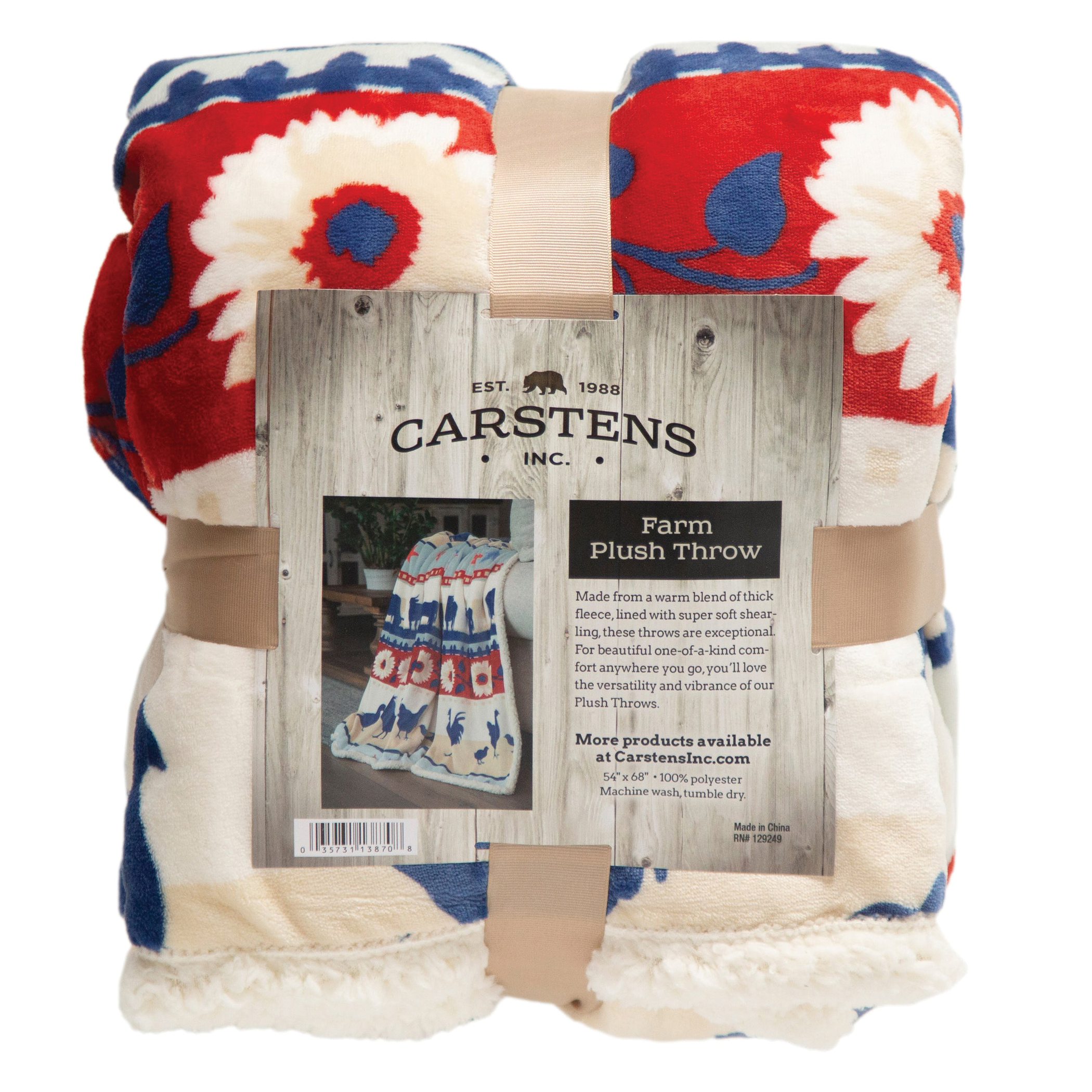 Carstens fleece online throw