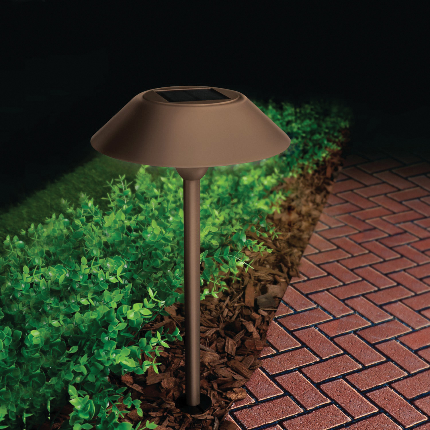 Feit Electric PATH/SYNC/SOL/BZ/RP Landscape Pathway Light, LED Lamp, Aluminum Fixture, Bronze, 1/PK - 3