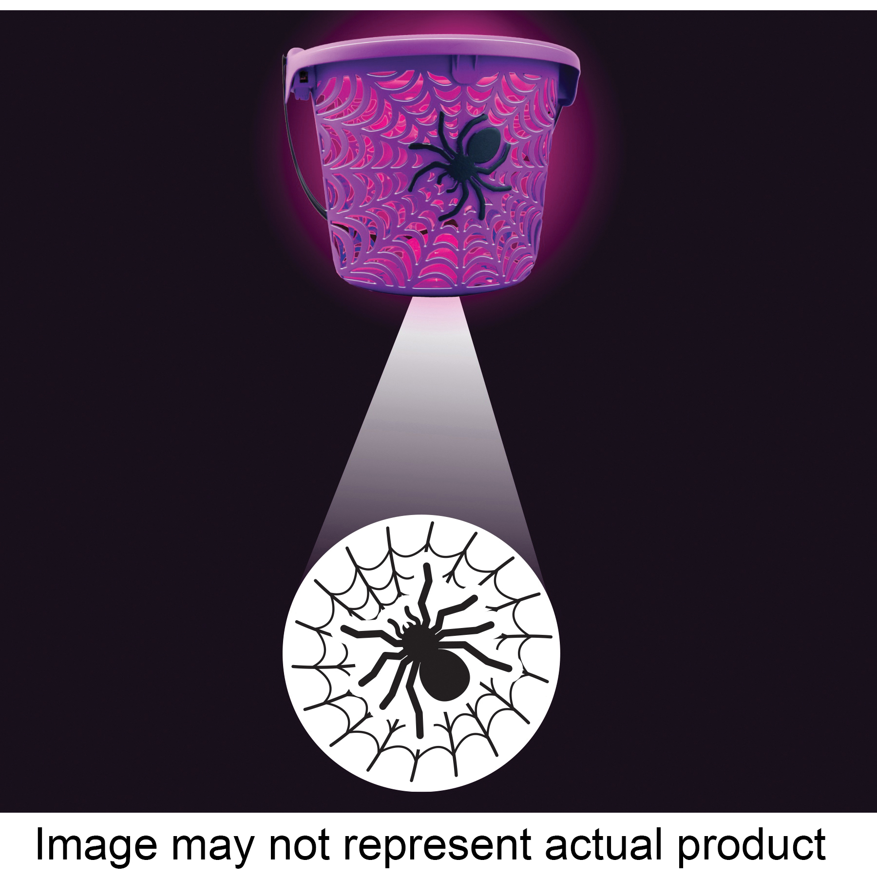 Shawshank 768175-W1 Spider Web LED Projection Bucket