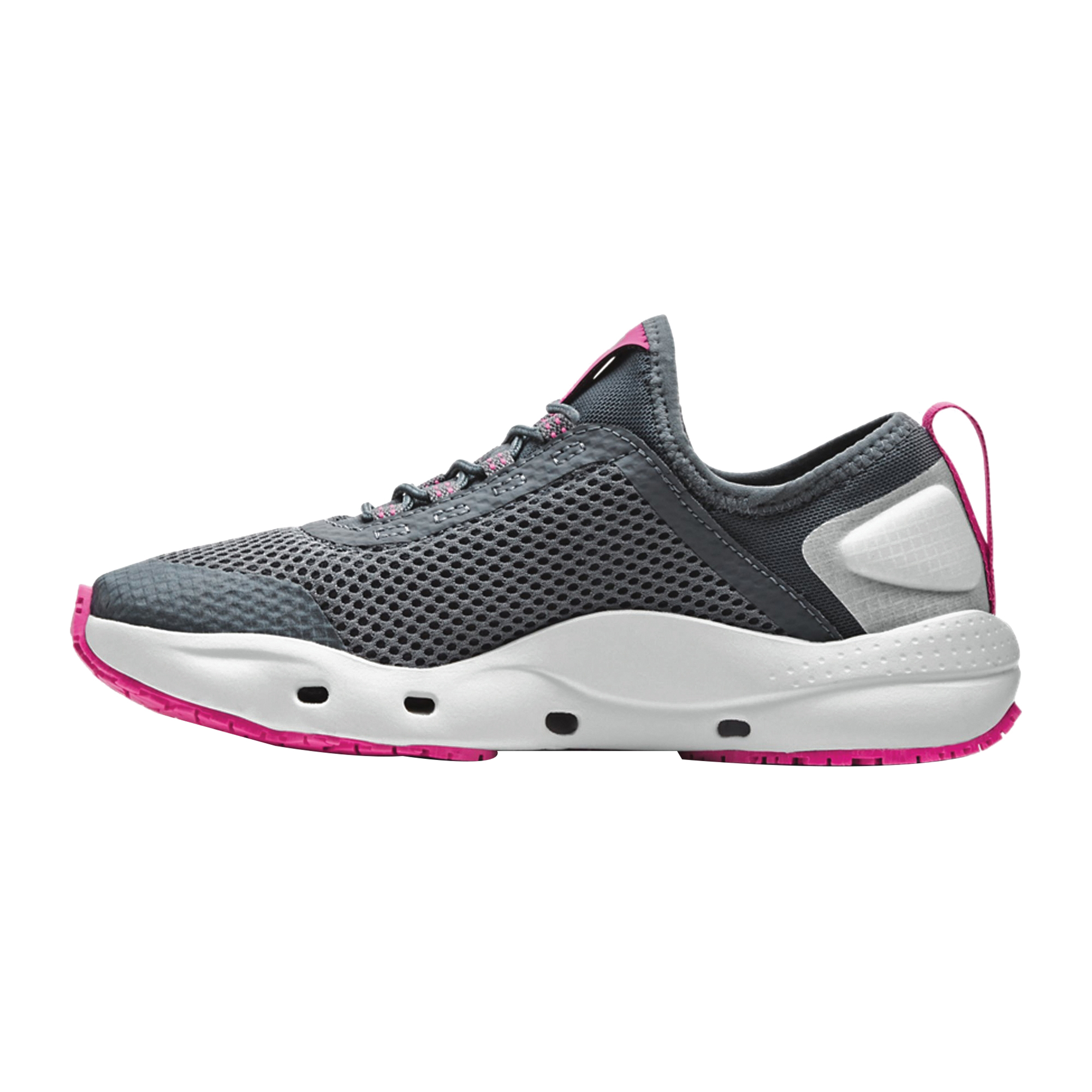 Under Armour Kilchis Series 3023740-103-8 Fishing Shoes, 8, Gravel/Gray Mist, Synthetic Leather, Lace-Up - 2