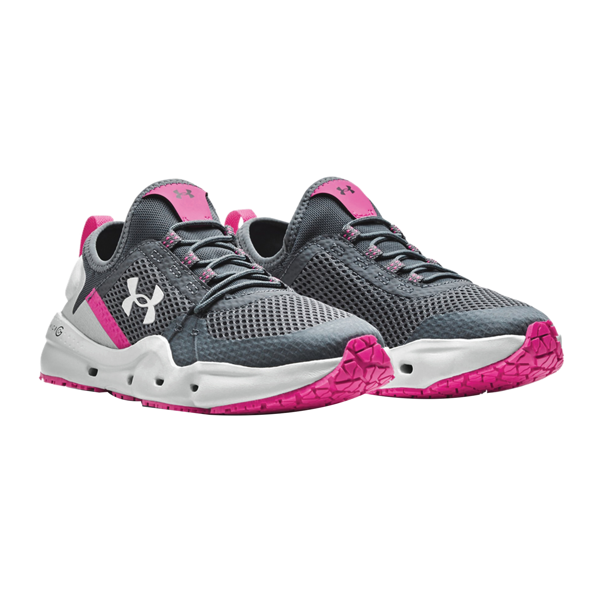 Under Armour Kilchis Series 3023740-103-8 Fishing Shoes, 8, Gravel/Gray Mist, Synthetic Leather, Lace-Up - 4