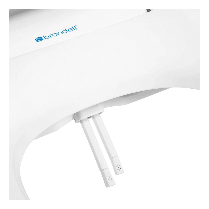 Bidet Toilet Seat, Brondell, Elongated, Plastic, White - 2