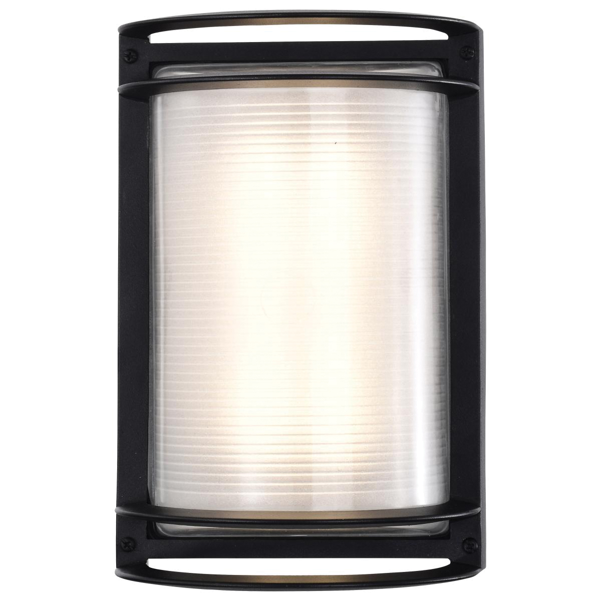 Rectangular Outdoor Wall Sconce, Nuvo Lighting, Integrated LED, Black - 3