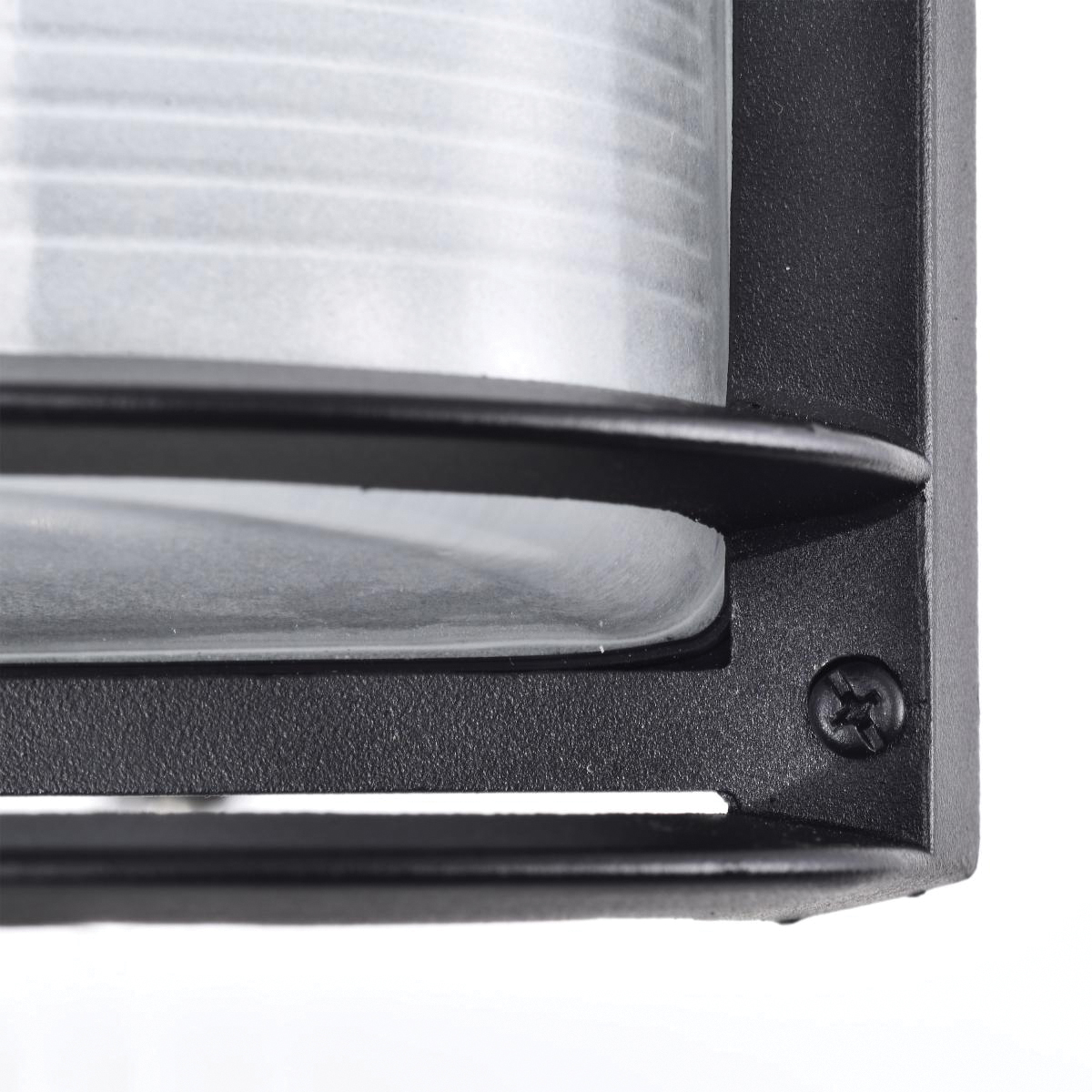 Rectangular Outdoor Wall Sconce, Nuvo Lighting, Integrated LED, Black - 4