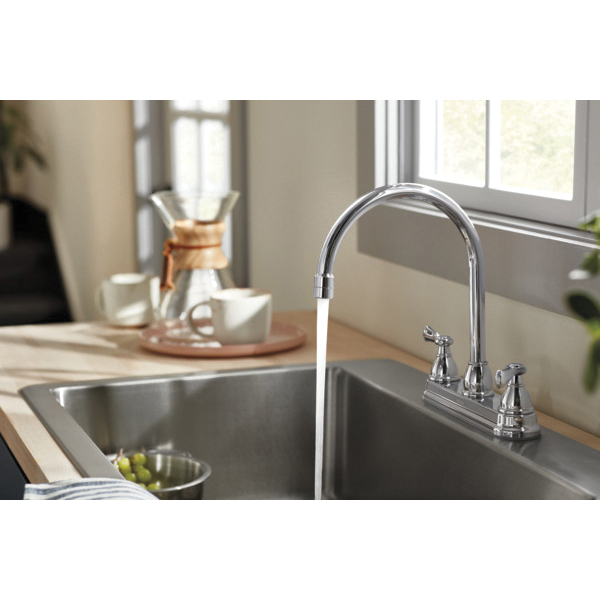 Elmhurst Kitchen Faucet, Peerless, 2-Handle, Chrome - 2