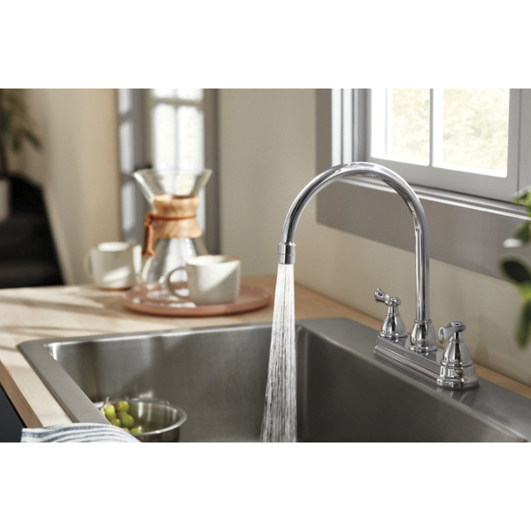 Elmhurst Kitchen Faucet, Peerless, 2-Handle, Chrome - 5