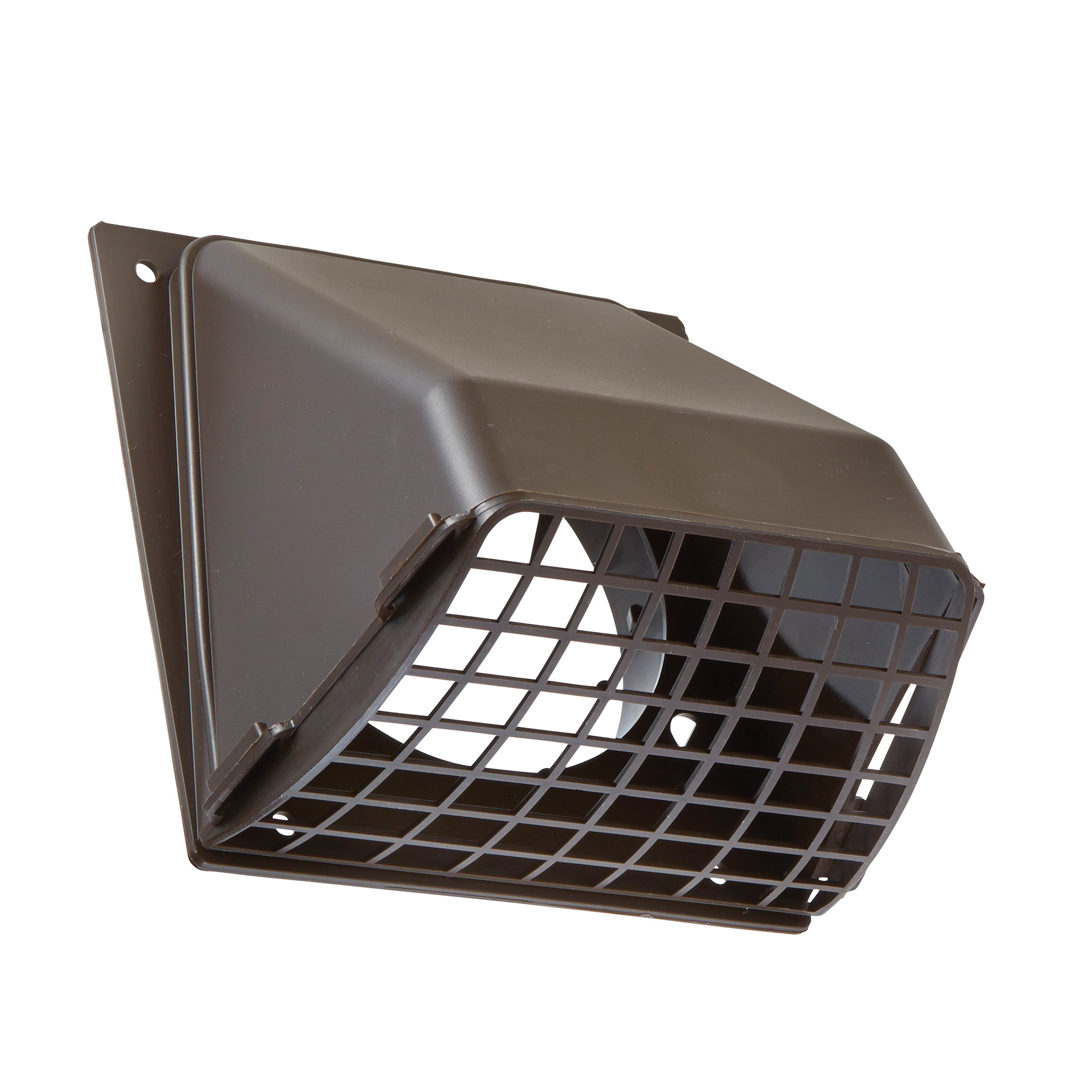 1471B Hood Vent, 4 in Duct, Plastic Hood, Brown Hood