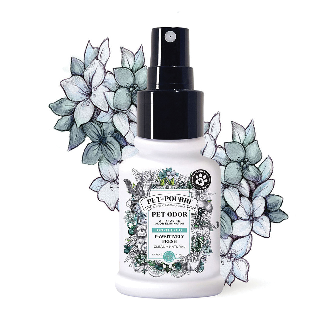 Poo-Pourri BB10229 Odor Eliminator, Liquid, Pawsitively Fresh, 1.4 oz, Bottle - 3