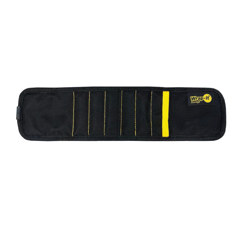 Wrap-It Storage MagSnap 100-MSWB-BL Magnetic Snap Wristband, 6-3/4 in L, 3-3/4 in W, 3 in H, Black - 4
