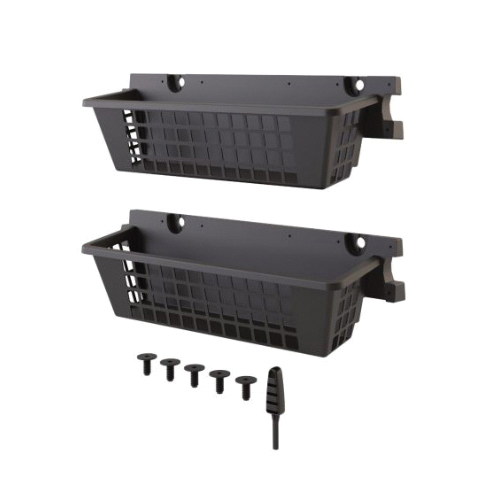 BMSBSKT2PK Basket, Resin, Black